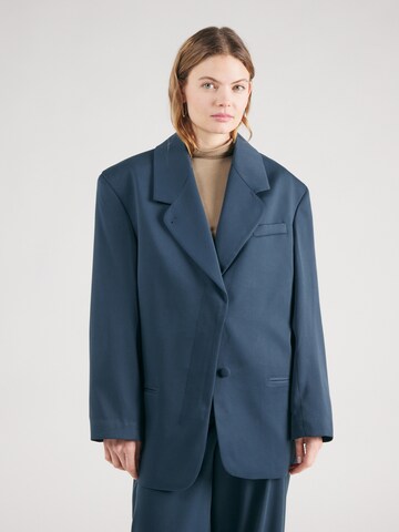REMAIN Blazer in Blue: front
