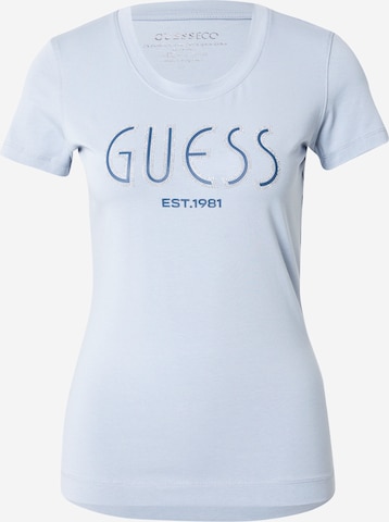 GUESS Футболка в Синий: спереди