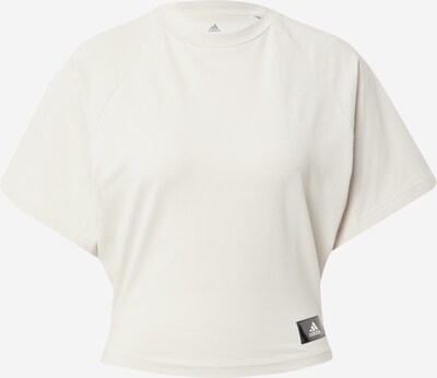 Tricou funcțional ADIDAS SPORTSWEAR pe alb kitt / negru, Vizualizare produs