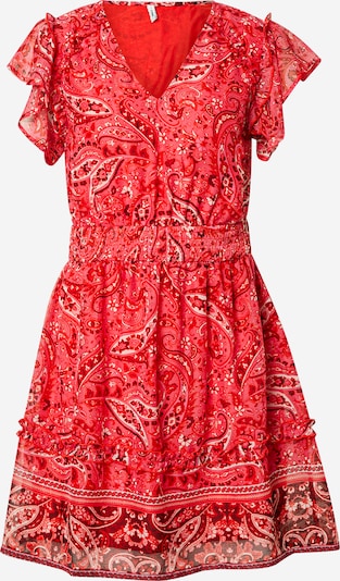 Vasarinė suknelė 'ONLVALENTINA' iš ONLY, spalva – raudona / burgundiško vyno spalva / balta, Prekių apžvalga