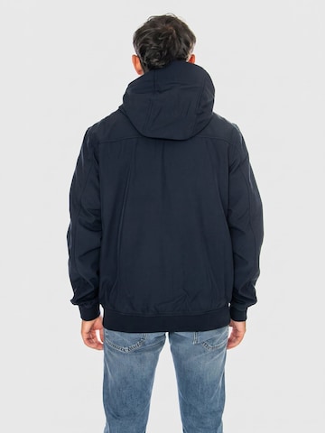 Lyle & Scott Between-season jacket 'FLEECE BACK SOFTSHELL JACKET DARK NAVY BLUE' in Blue
