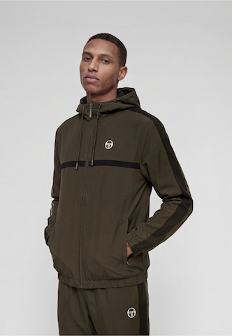 Sergio Tacchini - Casaco de treino 'Crannie' em verde: frente