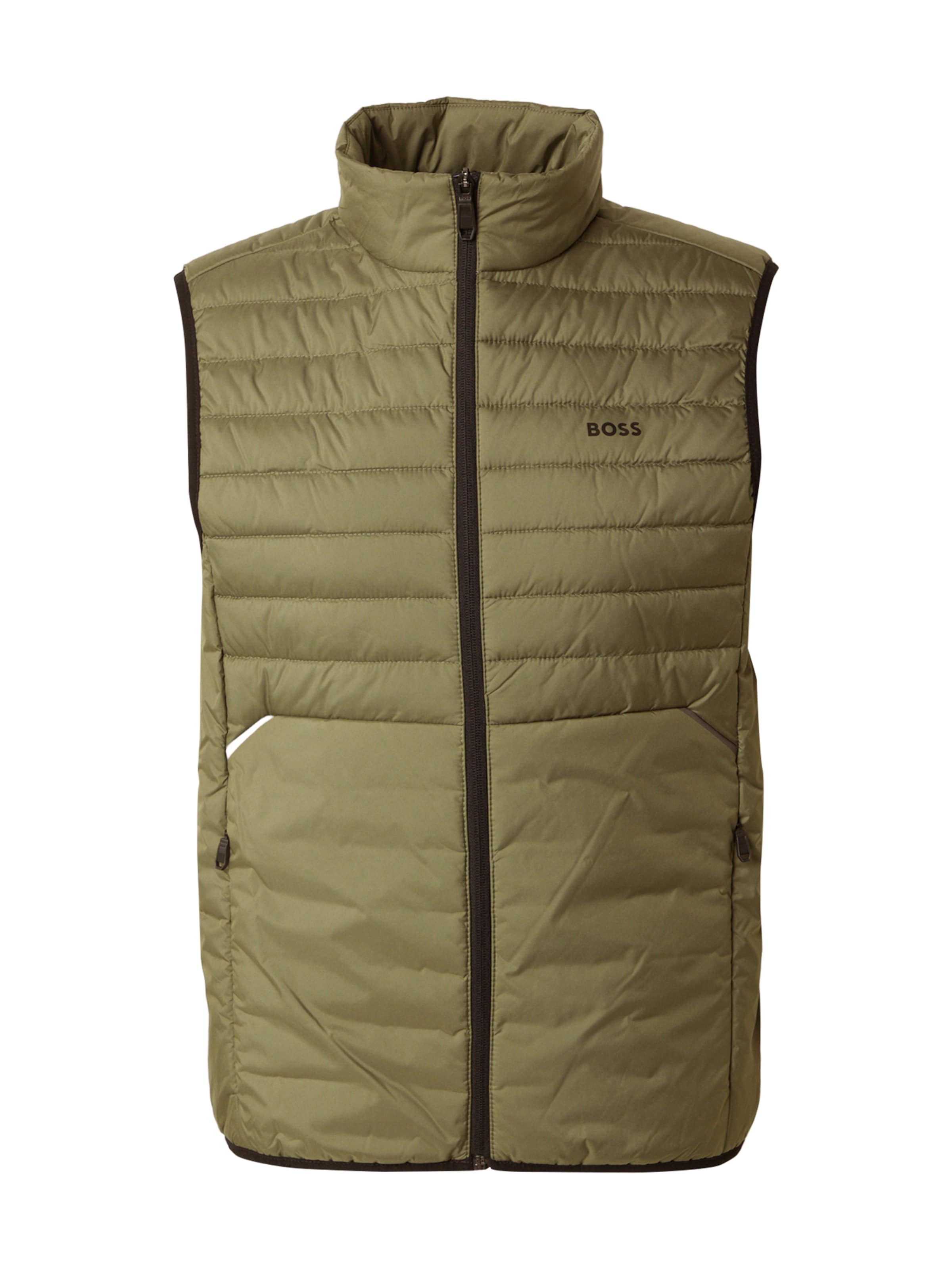 Gilet di BOSS in verde: frontale