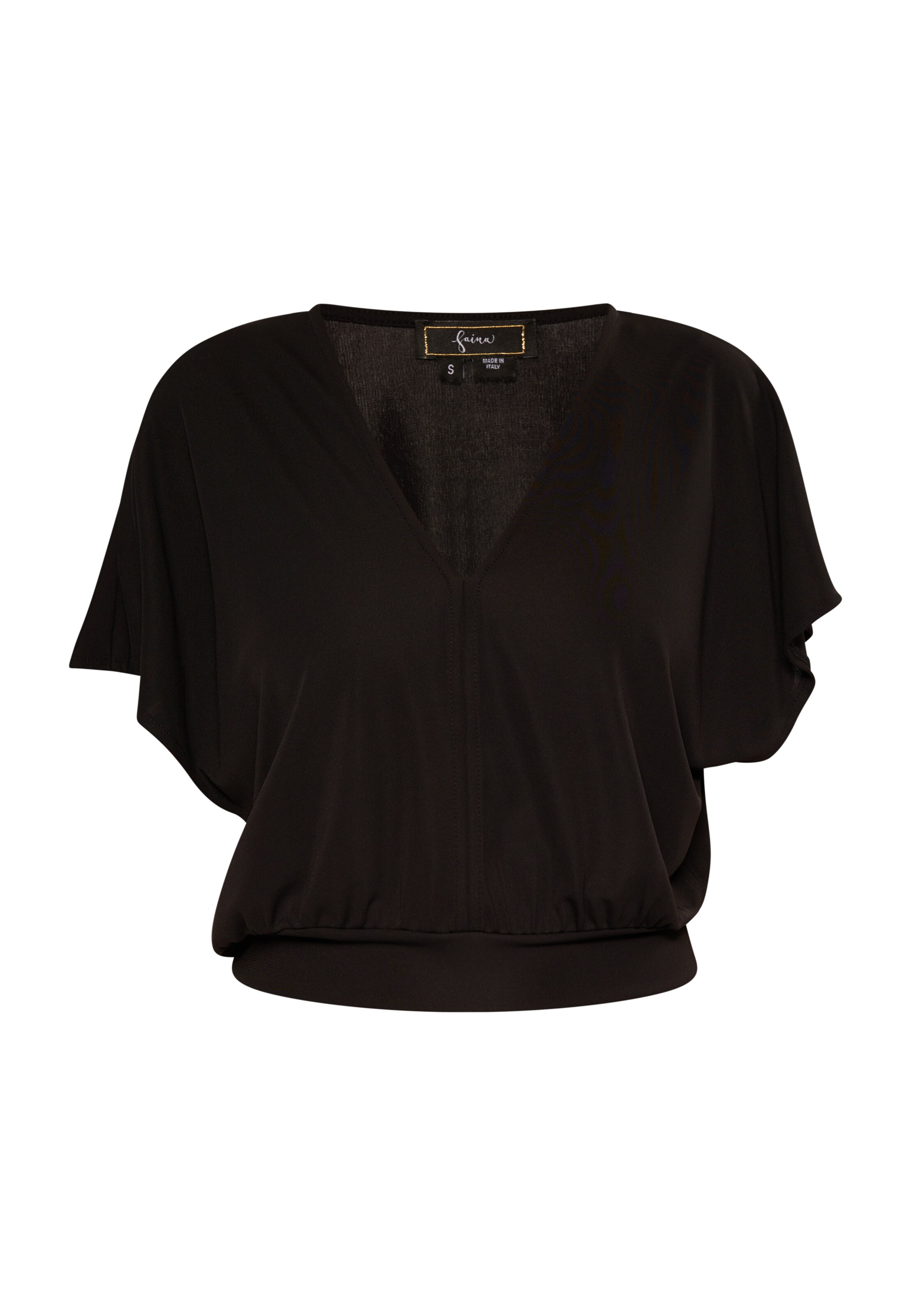 faina - Camisa em preto: frente