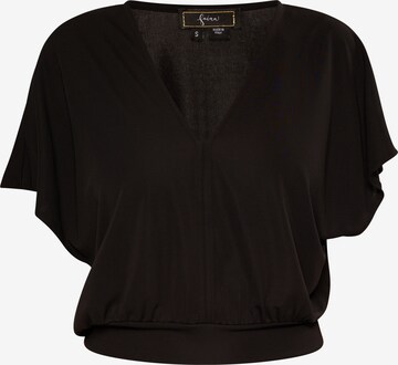 faina Shirt in Zwart: voorkant