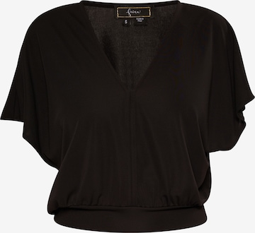 faina Shirt in Black: front