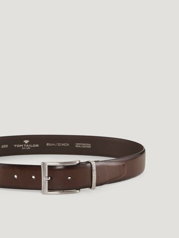 TOM TAILOR Belt 'Bill' in Brown