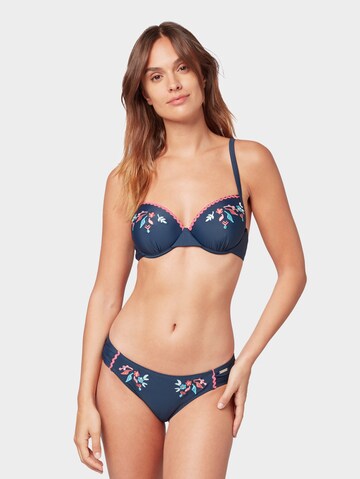 TOM TAILOR Push-up Bikini-Top in Blau: Vorderseite