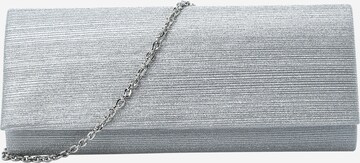 mascara Clutch in Silver: front