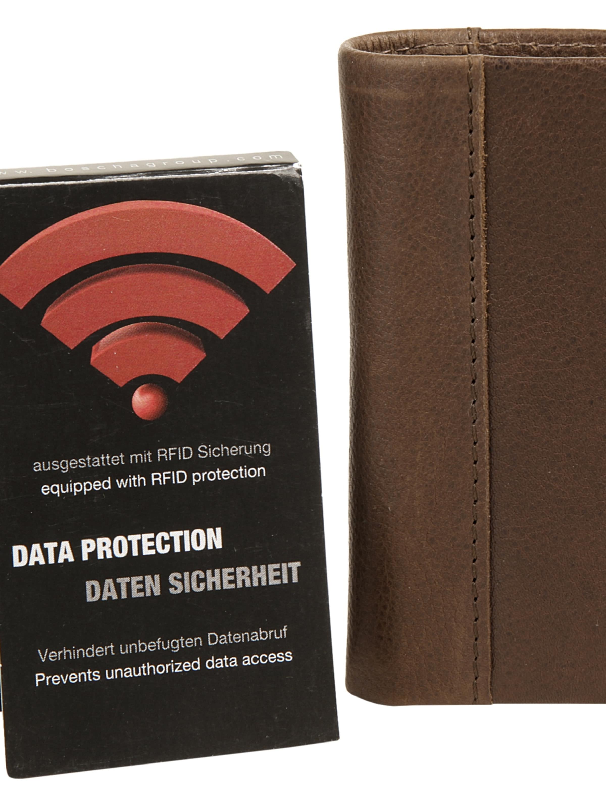 BODENSCHATZ Wallet 'Bodenschatz Geldbörse' in Brown