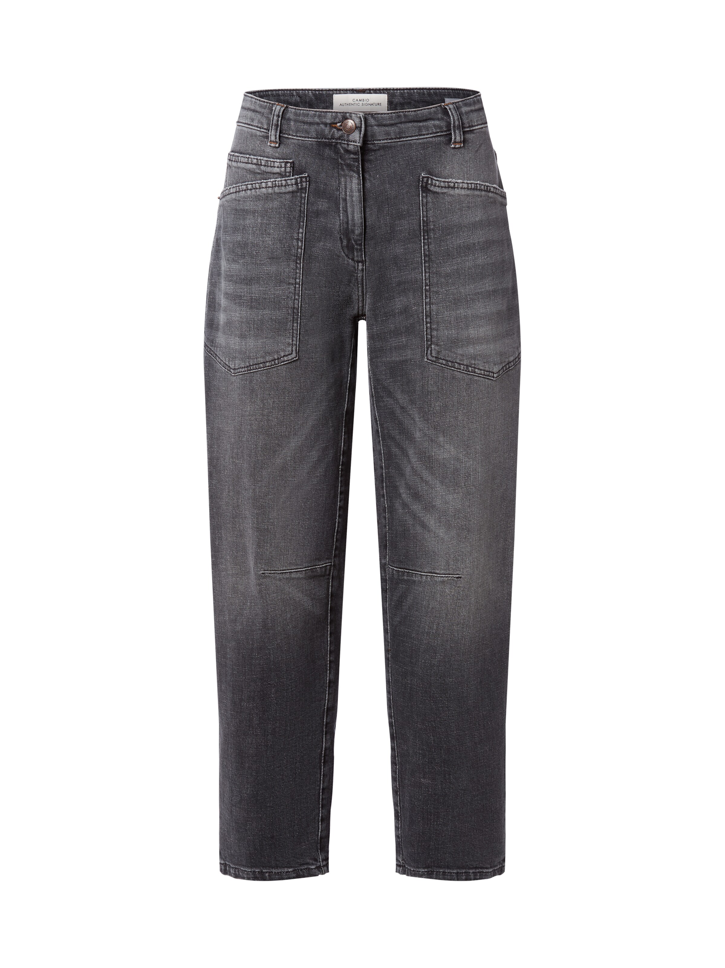 Cambio Tapered Jeans 'Ocean' in Zwart: voorkant