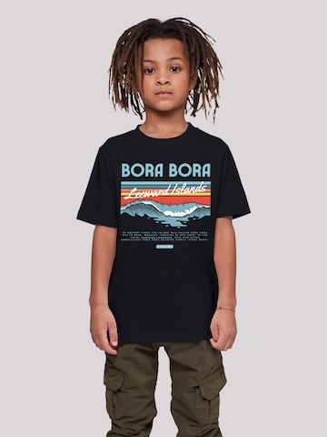 F4NT4STIC Shirt 'Bora Bora Leewards Island' in Black: front