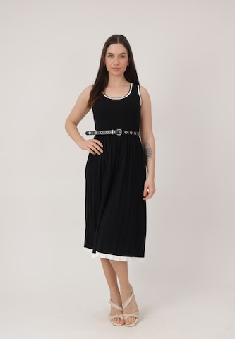 Abito in maglia di Elara in rosso: frontale