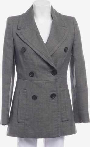 PRADA Jacket & Coat in XS in Grey: front