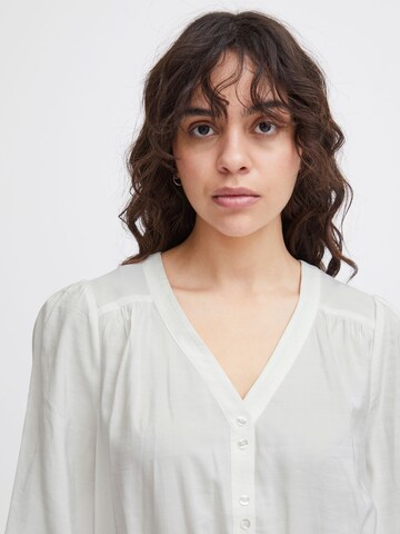 Camicia da donna 'Cinoma' di ICHI in bianco