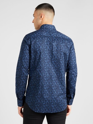 Matinique Regular fit Button Up Shirt 'Trostol BN' in Blue