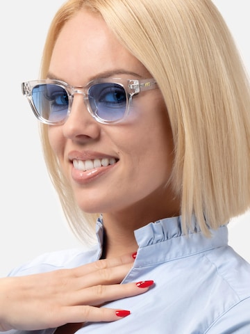 X Frame Therapy Sonnenbrille 'Transluming Sun' in Blau