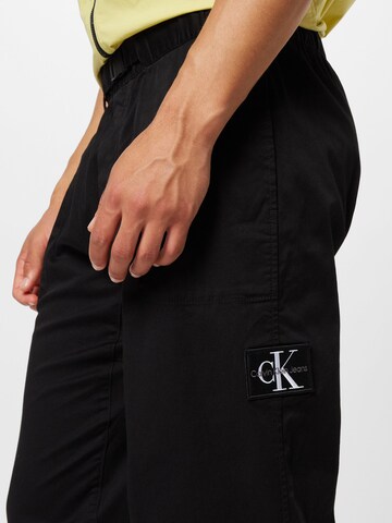 juoda Calvin Klein Jeans Standartinis Kelnės