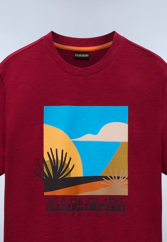 NAPAPIJRI T-shirt 'S-Arbia' i röd