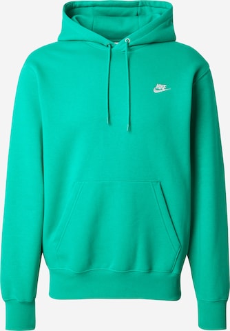 Nike Sportswear Свитшот 'CLUB' в Зеленый: спереди