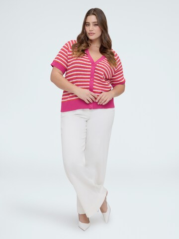 Fiorella Rubino Knit cardigan in Pink