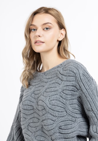 DreiMaster Vintage Пуловер 'Naemi' в сиво