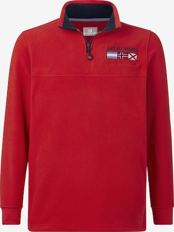 Jan Vanderstorm Sweatshirt ' Sietse ' in Red: front