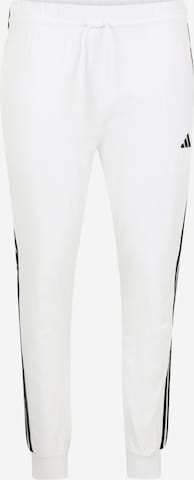Pantalon de sport ADIDAS SPORTSWEAR en blanc : devant