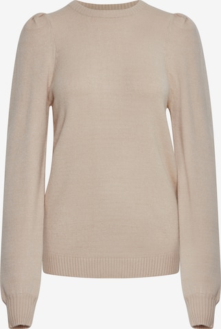 b.young Sweater in Beige: front