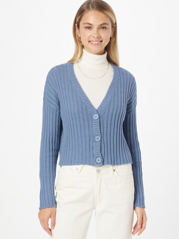 American Eagle Knit Cardigan in Blue: front