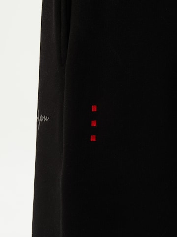 Ossy Homer Loosefit Sporthose 'Heavy Cotton 450 GSM N1Y013' in Schwarz