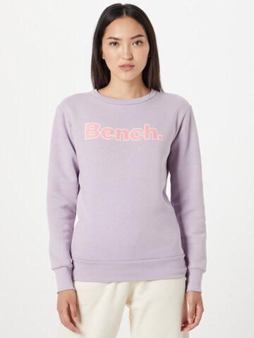 BENCH Sweatshirt 'RAINA' in Lila: predná strana