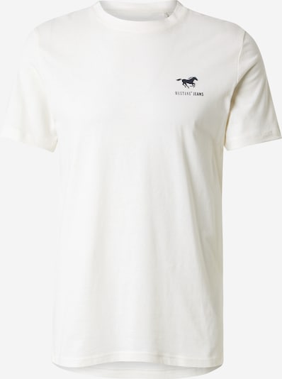 Marškinėliai 'Austin' iš MUSTANG, spalva – tamsiai mėlyna / balkšva, Prekių apžvalga