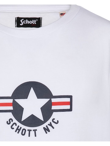 Schott NYC Sweatshirt‌‌‌ in Weiß