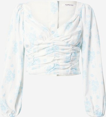 GLAMOROUS Blouse in Blauw: voorkant