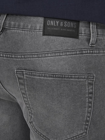 regular Jeans 'WEFT' di Only & Sons in grigio