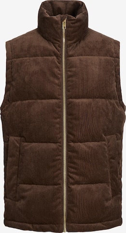 JACK & JONES Vest 'WOODSIDE' i brun: forside