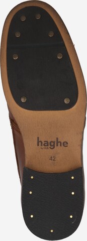 haghe by HUB Schnürschuh 'Mattfield' in Braun