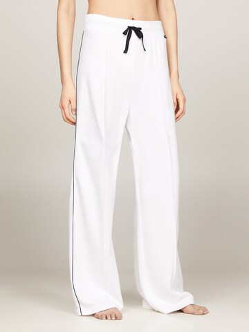 TOMMY HILFIGER Wide leg Pants in White: front