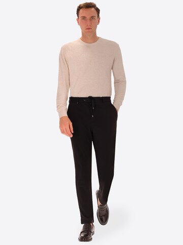 Distretto12 - regular Pantalón chino 'H.P.' en negro