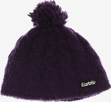 Eisbär Hat & Cap in One size in Purple: front