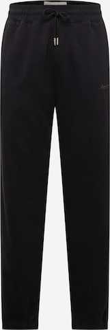 Abercrombie & Fitch Tapered Broek in Zwart: voorkant