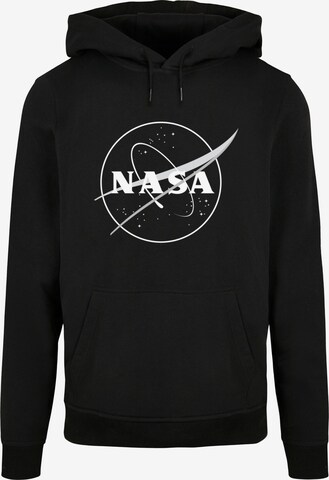 Sweat-shirt 'NASA - Galaxy' Merchcode en noir : devant