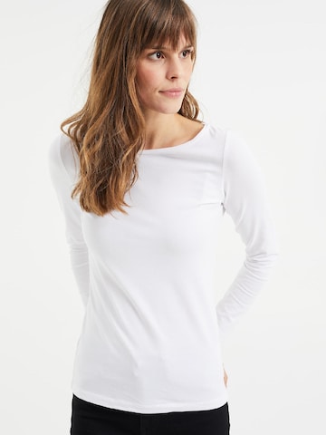 WE Fashion Shirt in White: front