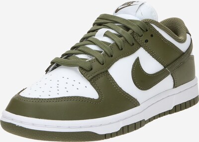 Nike Sportswear Baskets basses 'Dunk' en olive / blanc, Vue avec produit