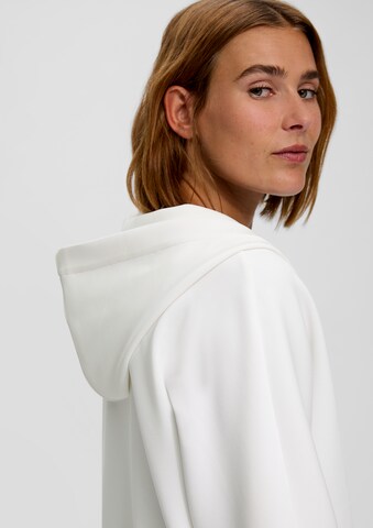 s.Oliver Zip-Up Hoodie in White