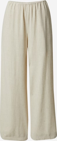 Wide leg Pantaloni 'Mara' di ABOUT YOU x Marie von Behrens in beige: frontale