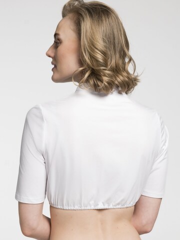 Blouse folklorique 'Bibing' SPIETH & WENSKY en blanc