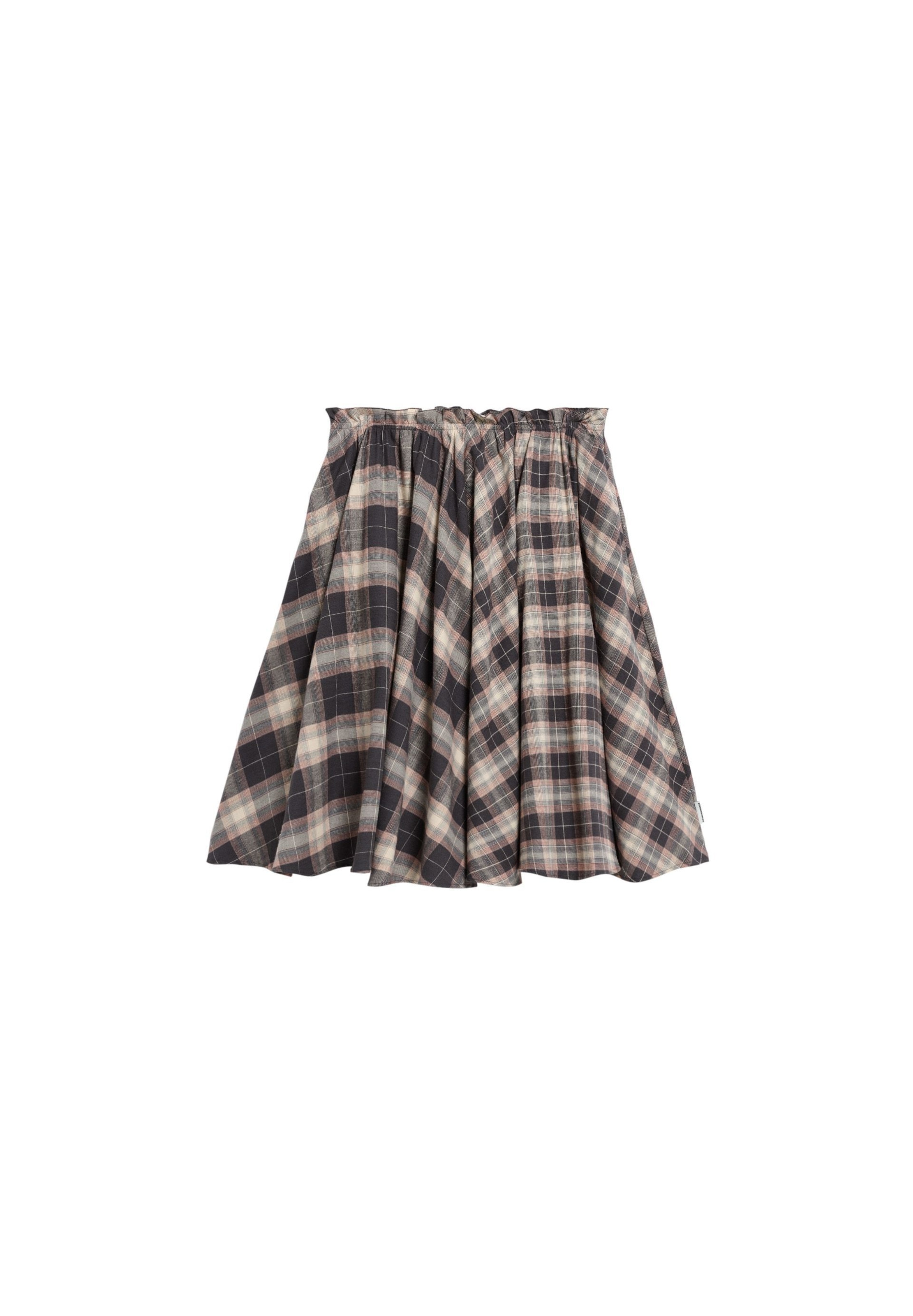 Jupe 'PATCHED CHECK' ARMEDANGELS en mélange de couleurs : devant