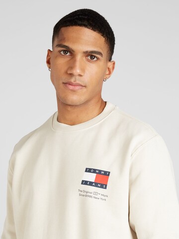 Tommy Jeans Μπλούζα φούτερ 'Essential' σε μπεζ